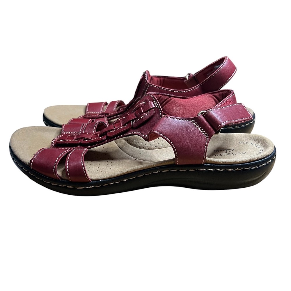 Clarks Women's - Laurieann Kay Sandals - Red - Size 7